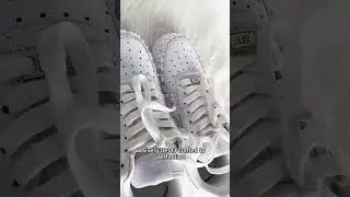 Custom Pearl & Crystal Nike&ndash;The Ultimate Luxury Sneakers 👑💎 #CustomShoes #fyp #viral #nike #forbride