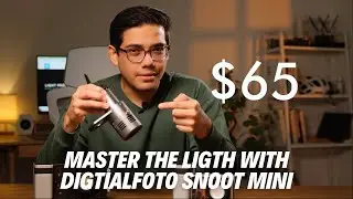 🎯 Master the Light with the DigitalFoto SNOOT-MINI | Compact Spotlight with Gobos!