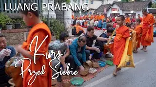 Buddyści i świątynie Luang Prabang. Laos.