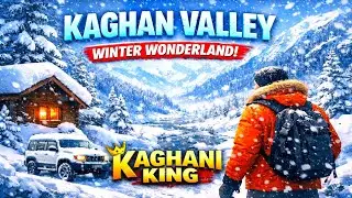 Heavy Snowfall in Kaghan Valley Today ❄️ | Real Winter Wonderland of Pakistan 🇵🇰 | Kaghani King