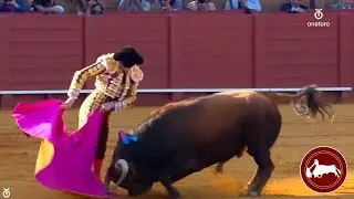 Daniel Luque, primer toro, Feria de Abril, Sevilla 15-04-2024