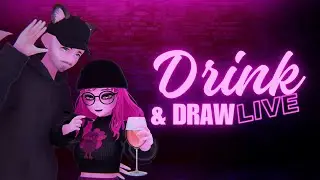 Doodlin' and Sketchin' AGAIN  ★ Live Art Stream | DRINK & DRAW | KARAOKE