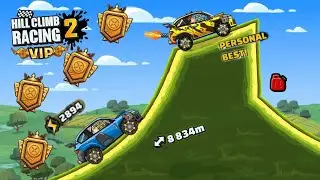1.000.000 rank in Adventure with 2,8k garage power Hill climb racing 2
