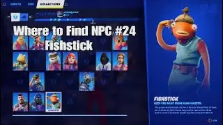 Where to Find Fortnite NPC Number 24 Fishstick - Sleepy Sound - Chapter 3 Season 3