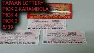 5/39 TAIWAN LOTTERY PRIZE AND PICK 2 KARAMBOLA