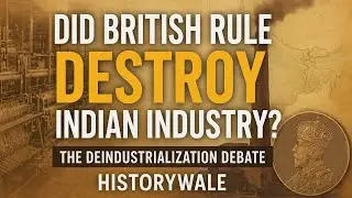 Deindustrialization Debate in Colonial India | Nationalist, Revisionist & Marxist Views|History-wale