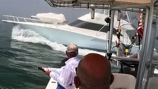 SCARY Sight Emerges From Fog While Fishing - What's With This Guy?