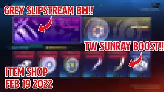 Rocket League item shop today Feb 19 2022 Titanium White Sunray,Grey Slipstream Black Market,X-devil