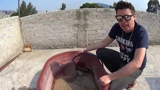 Montando habitad para tortugas (MarioBlogs)