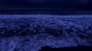 Fall Asleep With Waves All Night Long, Ocean Sounds For Deep Sleeping On Santa Giulia Beach