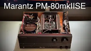 Marantz PM-80 MKii SE stereo integrated amplifier inside Test