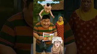 Adek di kejar Hamud ⁉️😬 @RbrainProject #shorts #funny #dubbing
