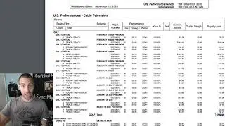 My Royalty Statement Confusion