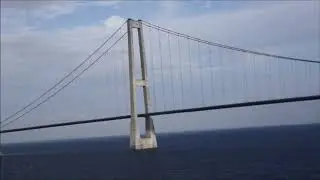 The Great Belt Bridge - MSC Sao Paulo Navigating