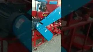 Combined peanut stone remove and peanut shelling machine