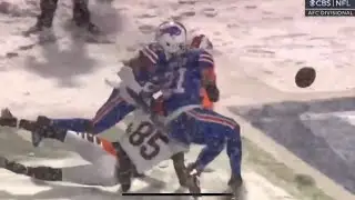 Friendly Fire Between Tre White and Jordan Poyer Causes Head Injury | Bengals vs Bills