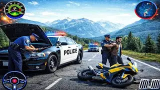 🚨 Over Speeding Rider Tries to Escape Police but Gets Caught | High Speed Highway Chase Gameplay