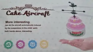 Cake Air Craft/ Drone cake shaped fly with light and music