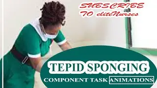 TEPID SPONGING  nursing procedure in Ghana #nursing #health #students