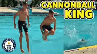 Cannonball dive world record!
