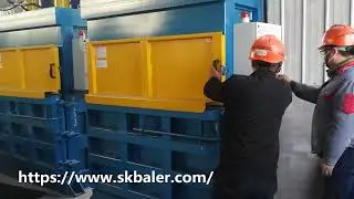 Vertical double cylinder compactor for sale, manufacturer of dual ram baling machine in China.