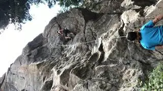 Strange Science (5.11d) - Boulder Canyon