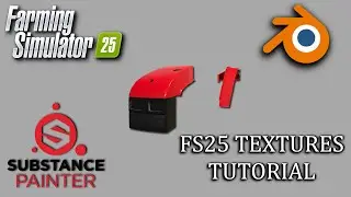 FS25 | Modding Tutorial | Como Crear Texturas Udim en Blender y Substance Painter