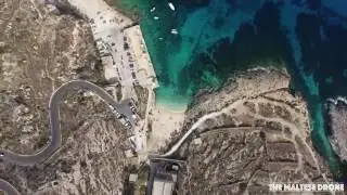Hondoq Bay Gozo (4K) Drone 2016