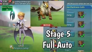 Limited Challenge Drakness Calls Stage 5 Full Auto Dark Follower Medals.. Lords Mobile