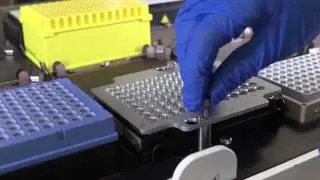 Covaris Plate Holder on Sciclone NGS