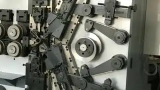 CSM-5100CNC spring coilingmachine can stable produce 9.5mm Oil Tempered wire spring!