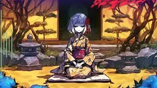 【Japanese Folk & Meditation Music】Chime of Shimmer beneath the moon【Relaxing Nature Sounds】