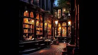 Magical Evening in London | Diagon Alley Inspired Ambience with Calming Piano Music