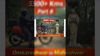 Omkareshwar to Maheshwar By Road Part 8 🏍️🛣️🔱🙌🙏 #shorts #travel #explore #vlog #minivlog #trending