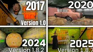 Granny Game Evolution| 😱2017 vs 2025 🤯AllVersions Compared (Android Gameplay)