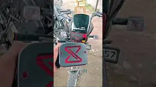 X back light #trend #splendermodification #modification #bike #backlight