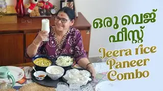 ഒരു വെജ് ഫീസ്റ്റ് | Jeera rice and Paneer Combo 