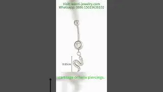 Titanium CZ Piercing Studs  Safe, Stylish & Hypoallergenic#earrings #piercing #titaniumjewelry
