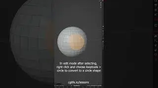How to make circle holes with good topology? #blender #tutorial #modeling