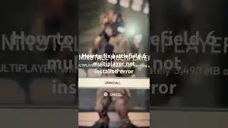 How to fix battlefield 6 multiplayer not installed error