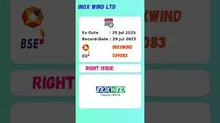 💰⚡️ Inox Wind Ltd latest news | #stocks | #stockmarket #shots #dividend #investment