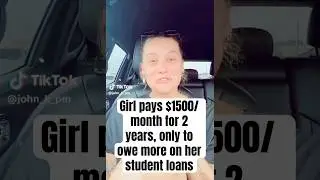 She&rsquo;s been SOLELY paying on the interest for 2 years #thealirobinsshow #collegescam #studentloans