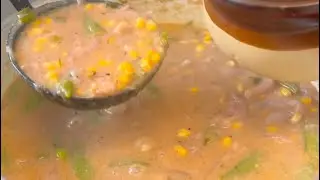 Simple and healthy meat free soup for the cold times