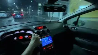 POV  Night  - Peugeout 408 2.0 Manual 2012 