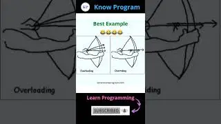 Best Examples of Overloading and Overriding 😂😂     | 