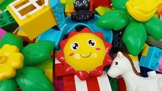 Satisfying building blocks marble run ☆ Build a marble track with lego duplo