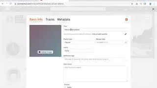 How to CHANGE PLAYLIST NAME and URL on SOUNDCLOUD?