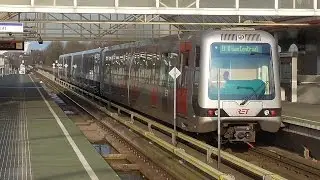 RET Metro Combi Type B op station Heemraadlaan richting Rotterdam Centraal
