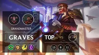Graves Top vs Kled - BR Grandmaster Patch 9.19