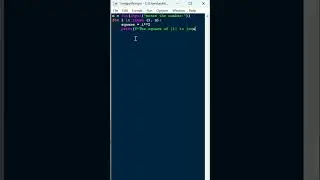 Calculate the esquare of 1 to nth number #python #correctcoding #coding #simple